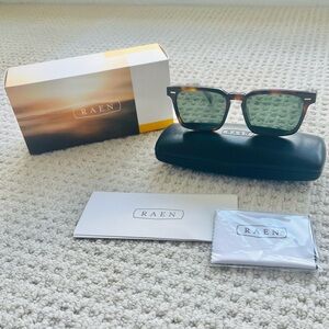 NIB RAEN Polarized Tortoise Sunglasses